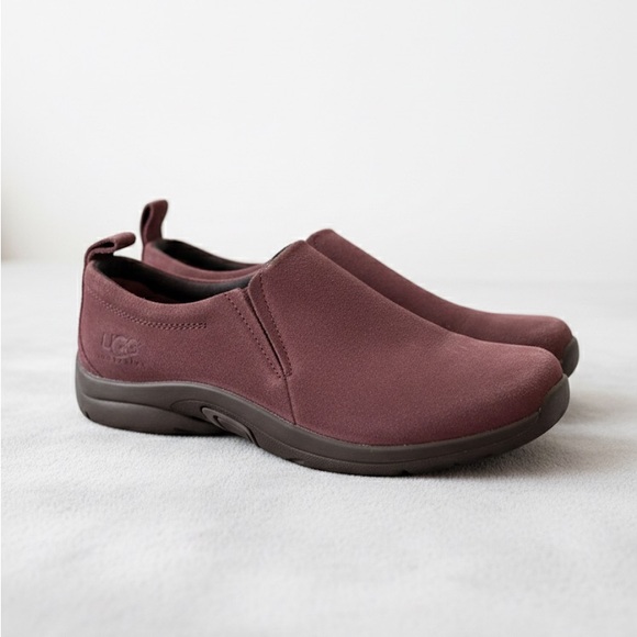 UGG Shoes - UGG womens Burgundy Slip-On Loafers size 10